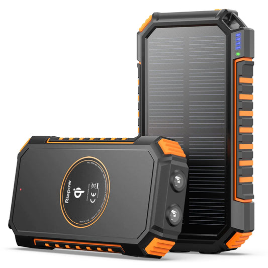 Riapow Solar Charger Power Bank